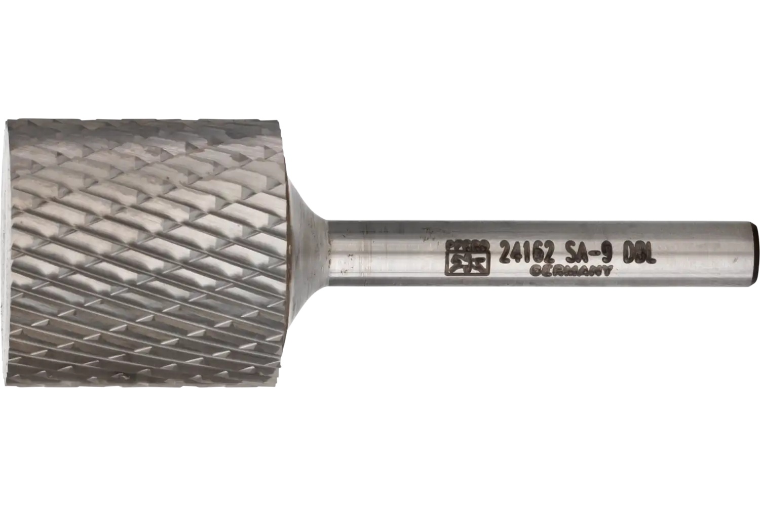 Picture of Pferd Carbide Bur SA-9 Cylindrical Uncut End Double Cut 1" x 1" x 1/4" Shank